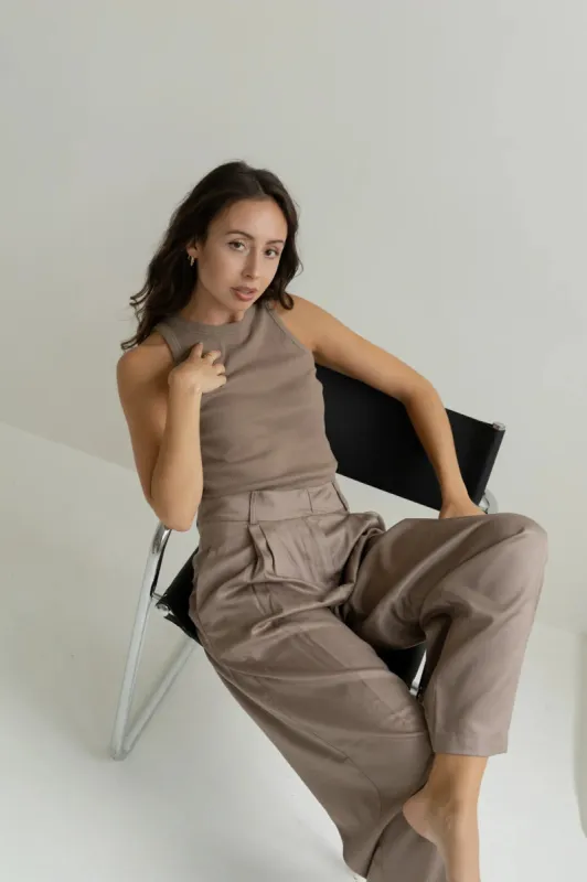 Tank Top Light Brown sold by Ivalo.com