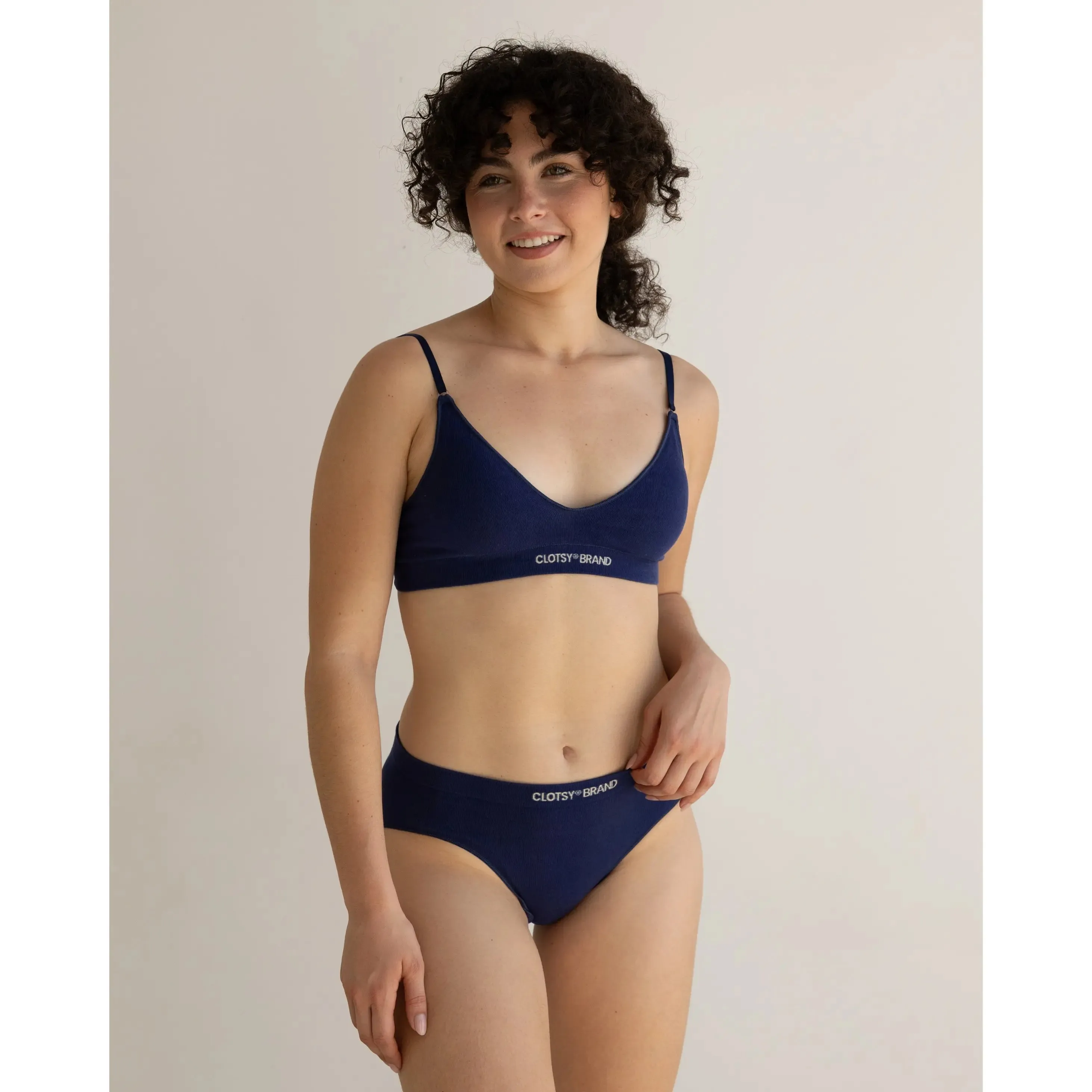 Clotsy Bralette 2pack White/Navy Blue sold by Ivalo.com product image thumbnail 2