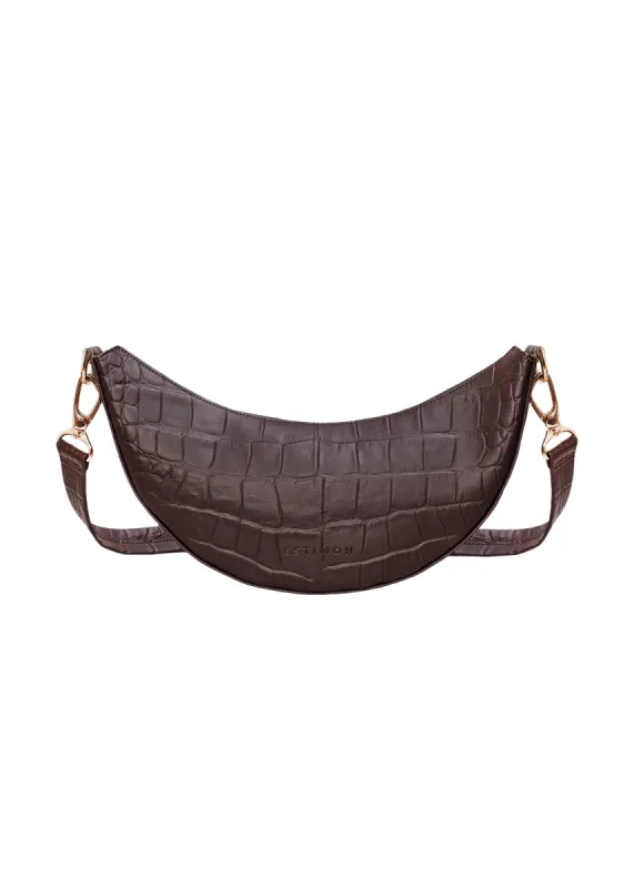Mini Hobo Bag Croco Brown sold by Ivalo.com