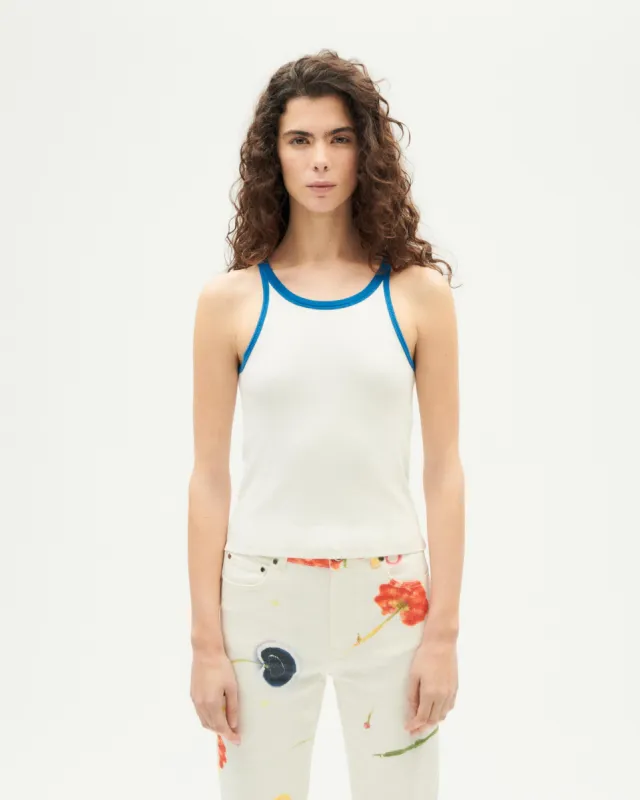 Harriet Sleeveless Top White sold by Ivalo.com