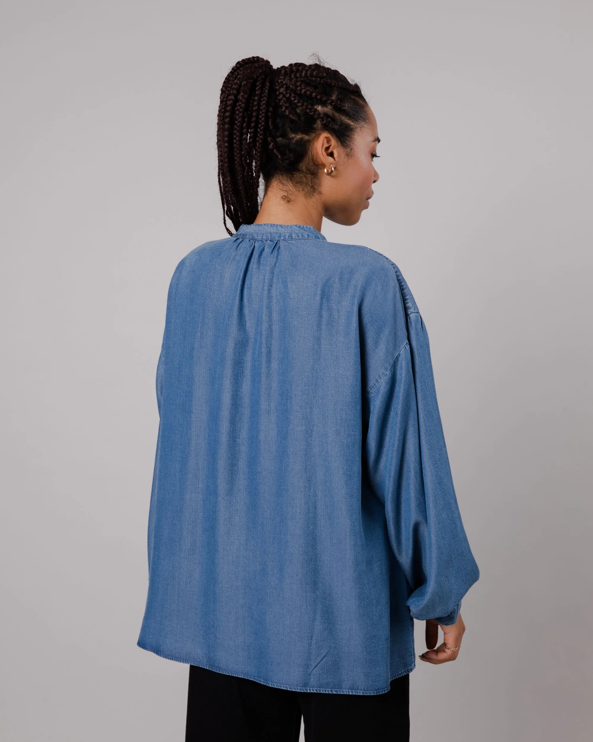 Boho Blouse Indigo Denim Blue sold by Ivalo.com product image thumbnail 5