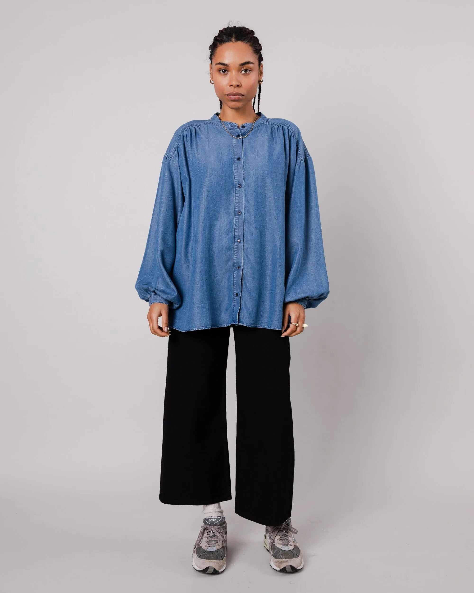 Boho Blouse Indigo Denim Blue sold by Ivalo.com product image thumbnail 3