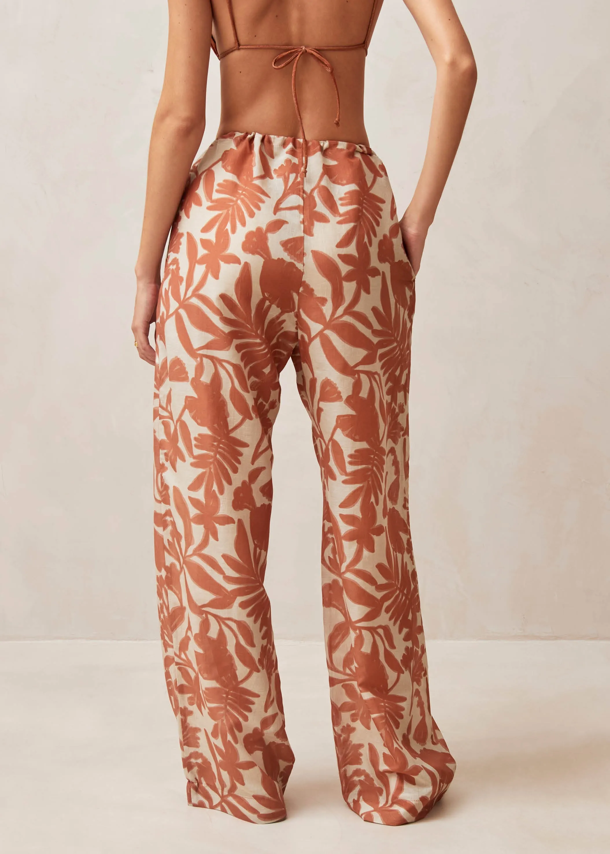 Tiki Floral Pants Orange sold by Ivalo.com product image thumbnail 2