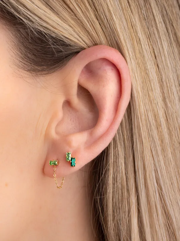 Blaise Earrings Green sold by Ivalo.com