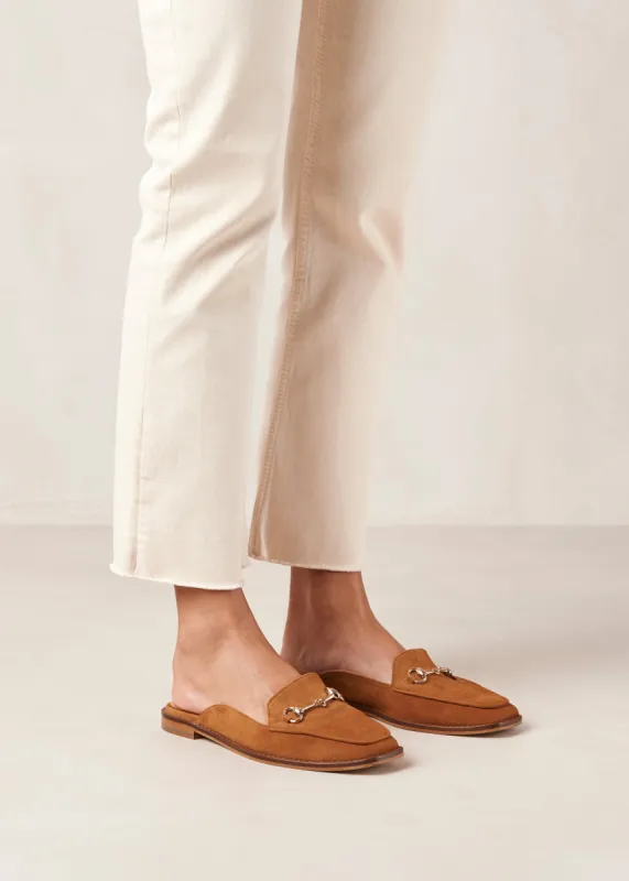 Kais Suede Adobe Leather Mules Brown sold by Ivalo.com