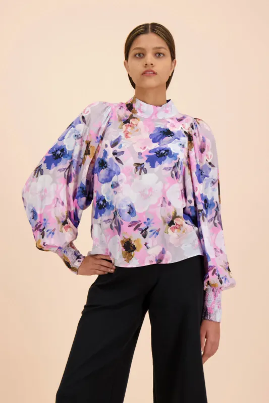 Puff Blouse Lilac Anemone sold by Ivalo.com