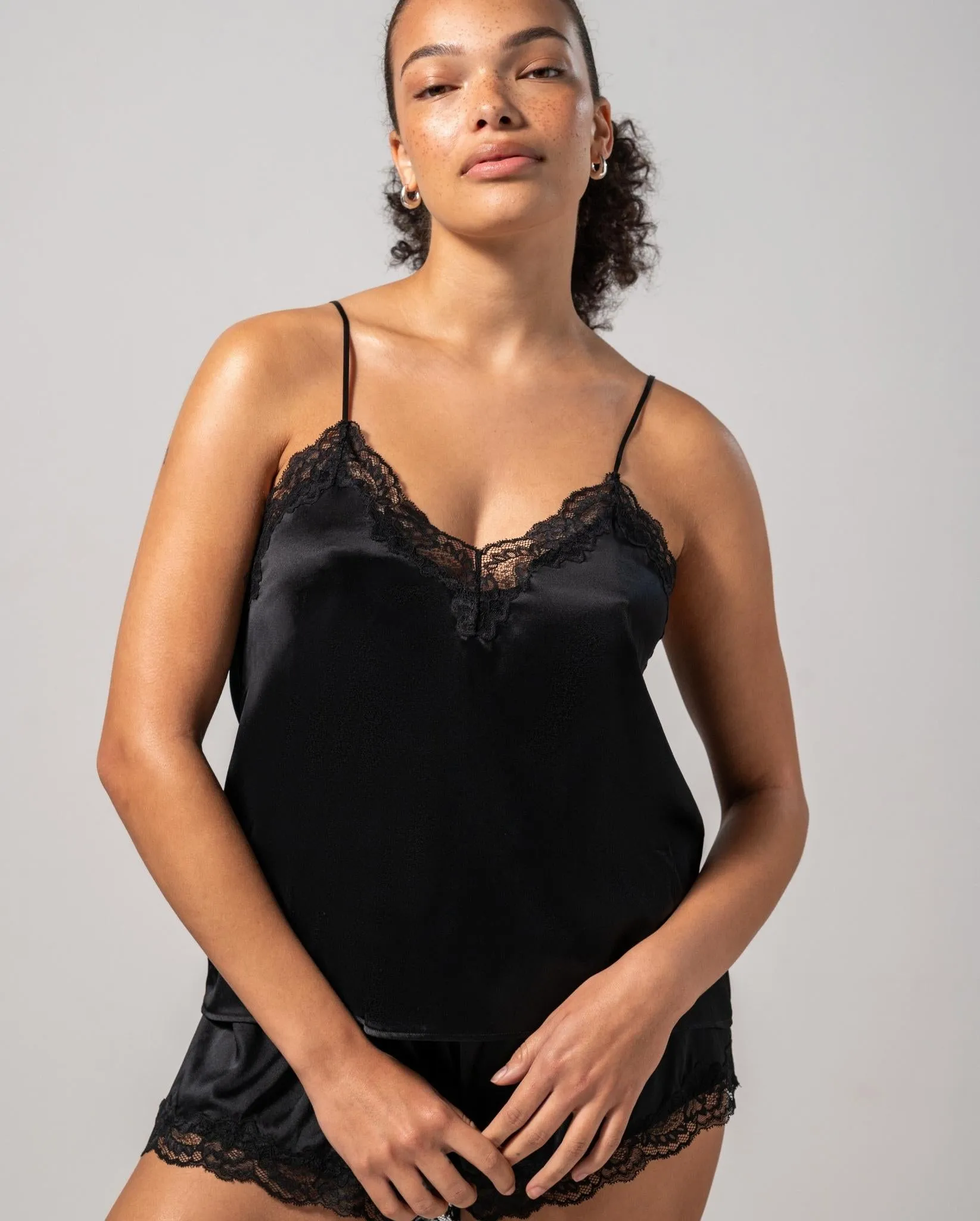 Silk Lace Camisole Black sold by Ivalo.com product image thumbnail 2