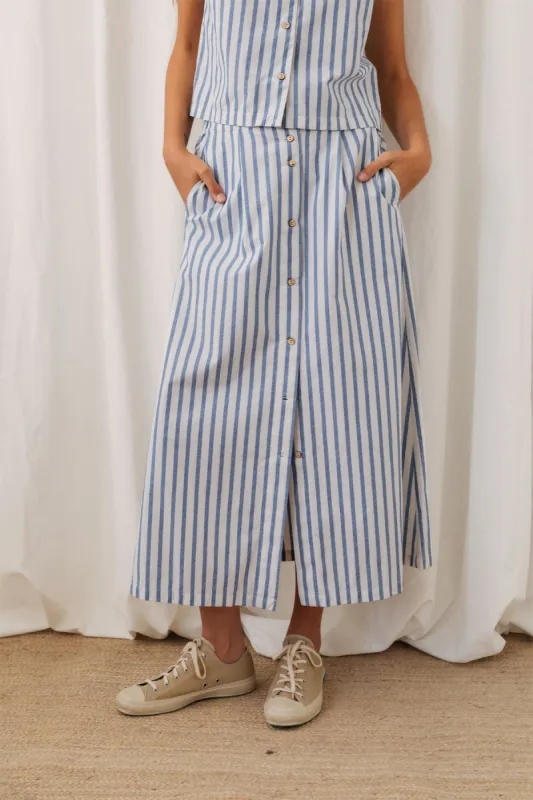 Reyneke Skirt Sailor Stripes made by TWOTHIRDS