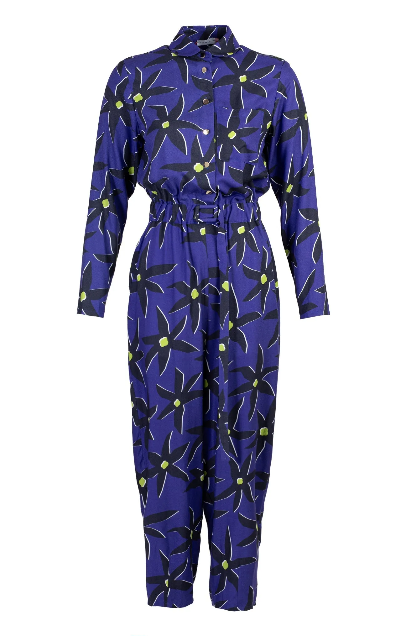 Pipacs Barrel Leg Jumpsuit Starflower Blue sold by Ivalo.com product image thumbnail 2