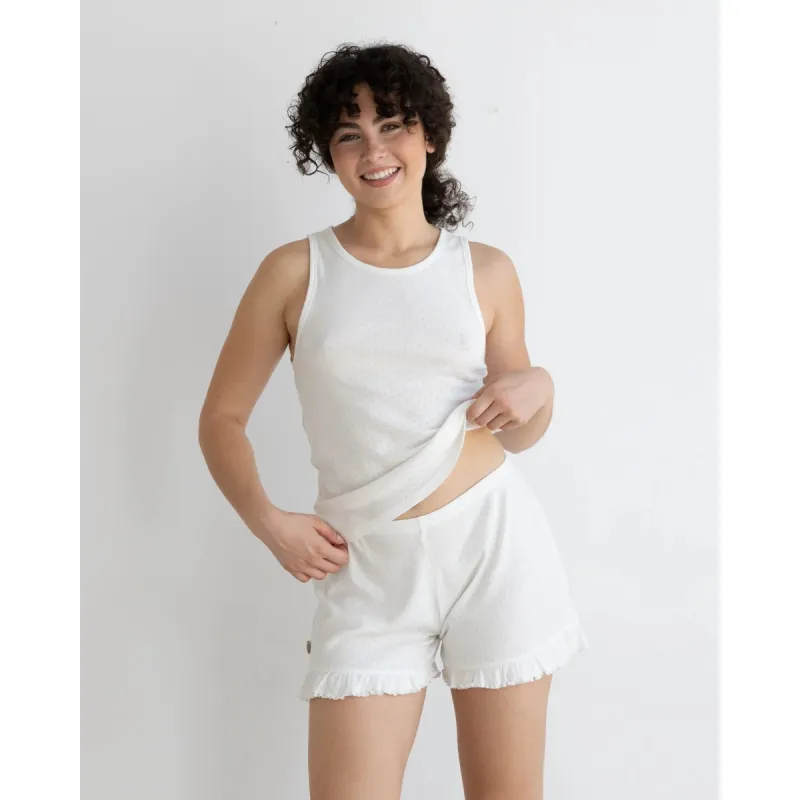 Calm Pyjama Set White sold by Ivalo.com