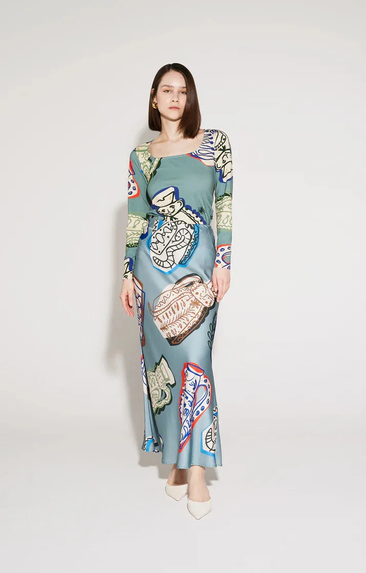 Mezo Skirt Jug Green sold by Ivalo.com