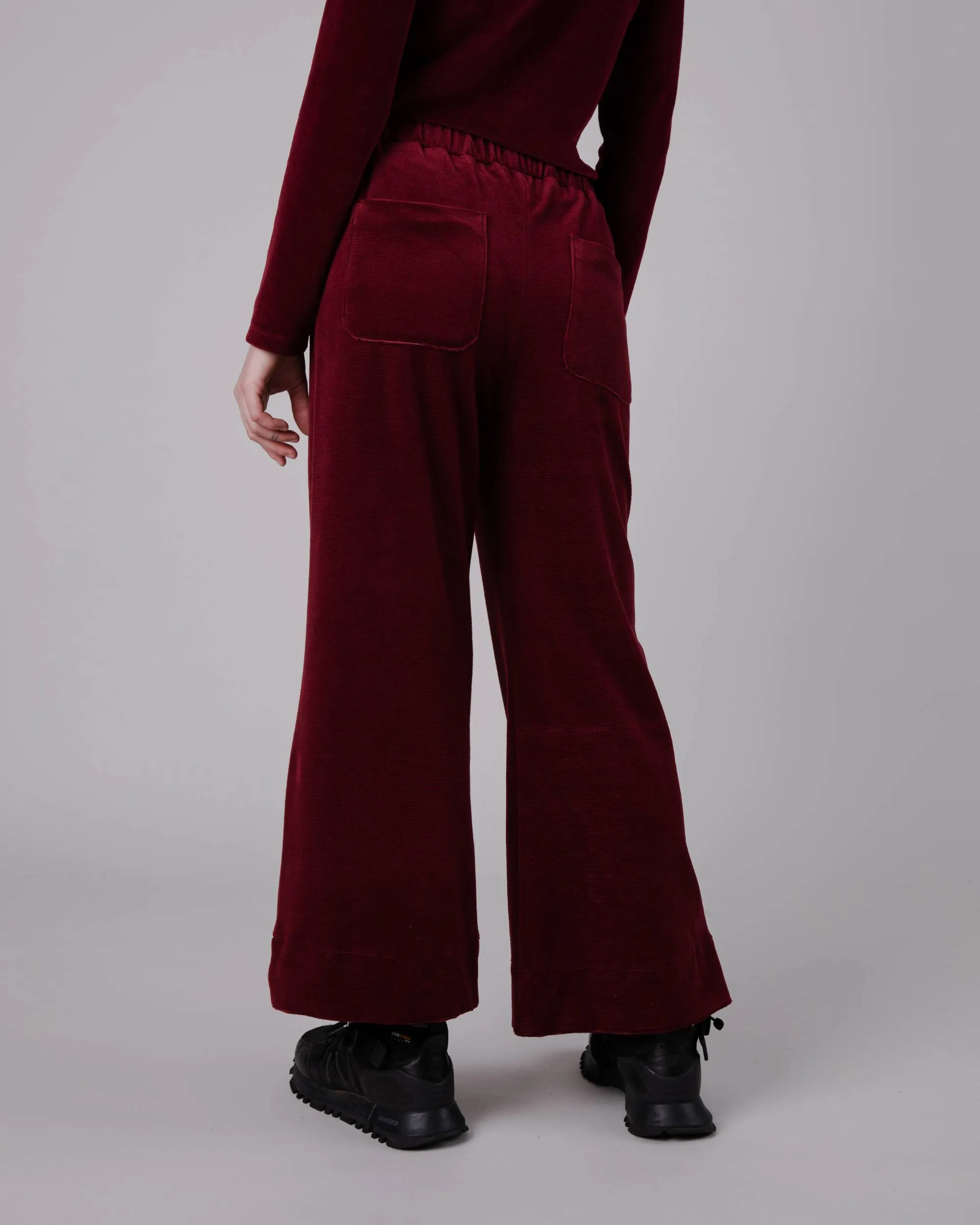 Wide Leg Corduroy Pant Prune sold by Ivalo.com product image thumbnail 4