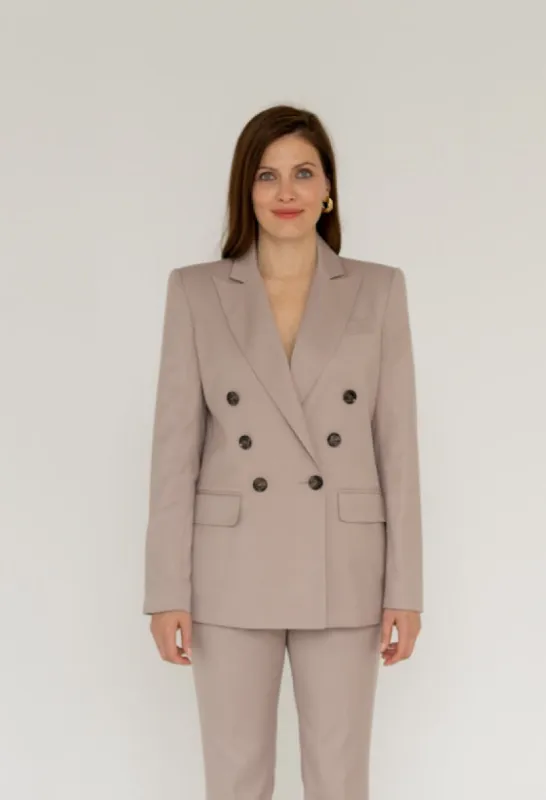 Double-breasted Blazer Beige sold by Ivalo.com