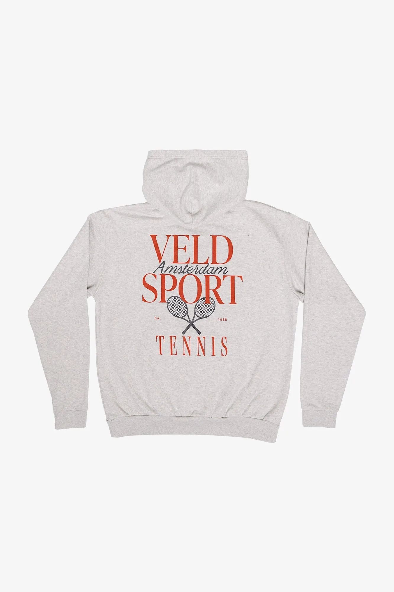 Jordaan Sport Tennis Hoodie Heather Grey sold by Ivalo.com product image thumbnail 4