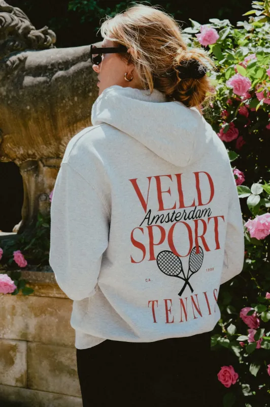 Jordaan Sport Tennis Hoodie Heather Grey sold by Ivalo.com