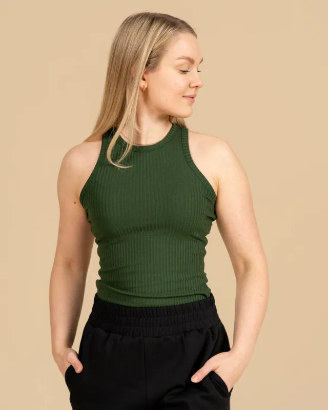 RIVA Clothing Sleeveless Top Forest Green sold by Ivalo.com