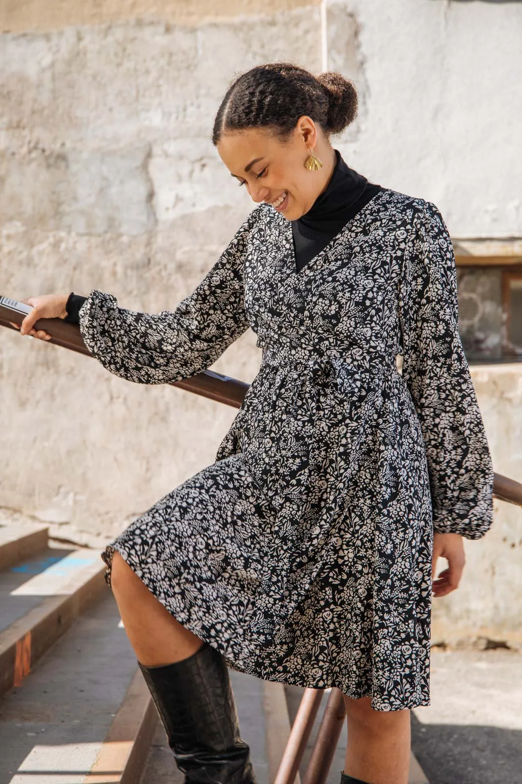 Wrap Dress Night Meadow sold by Ivalo.com product image thumbnail 5