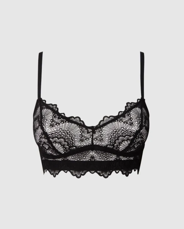Lace Balconette Black sold by Ivalo.com