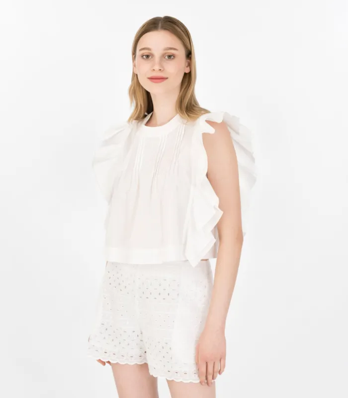 Ruffle Top White sold by Ivalo.com
