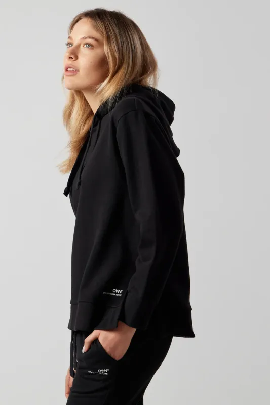 Women's Sweatsuit Set With Slits Black sold by Ivalo.com