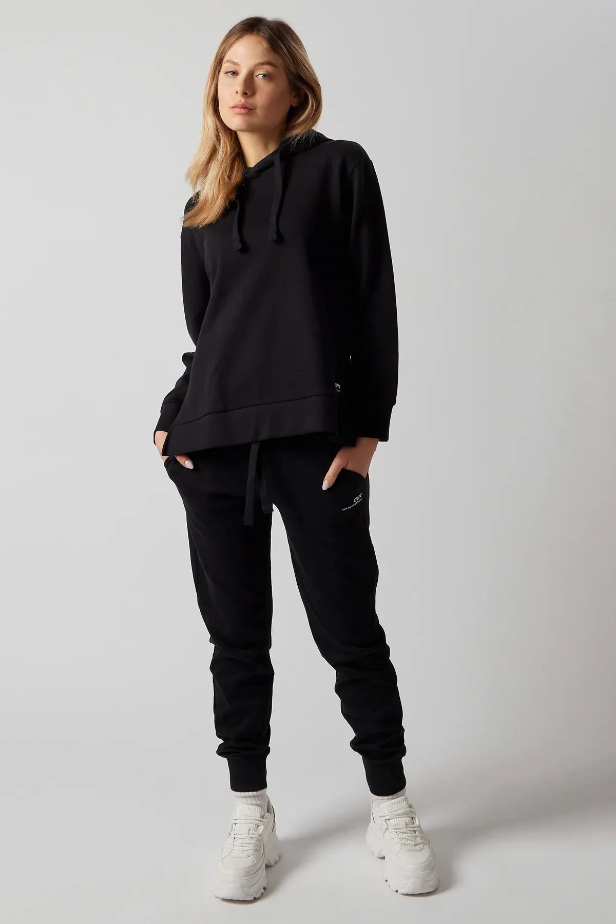 Women's Sweatsuit Set With Slits Black sold by Ivalo.com product image thumbnail 3
