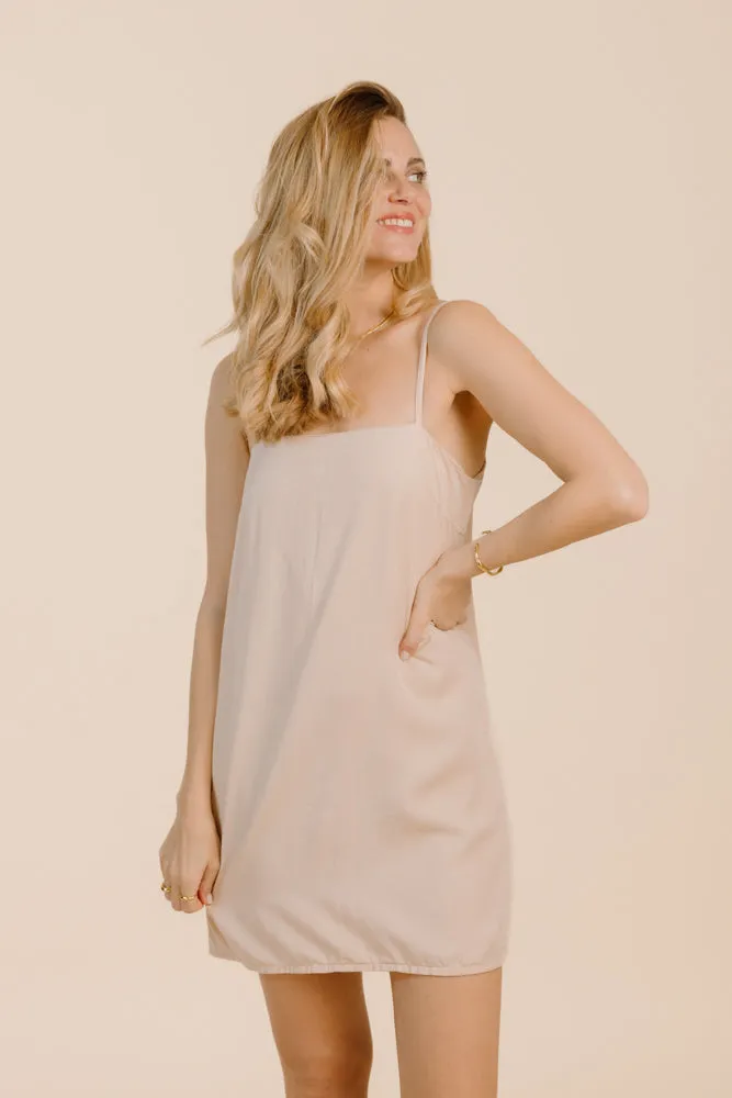 Marina Mini Dress Beige sold by Ivalo.com