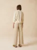 Wide Leg Pants Rustic Twill Beige sold by Ivalo.com