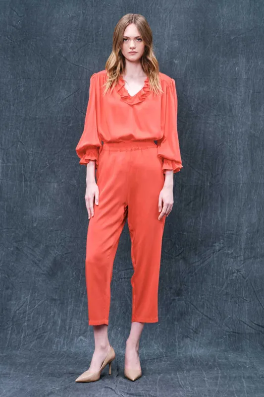 Pure Viscose Pants With Elastic Waist-Band sold by Ivalo.com