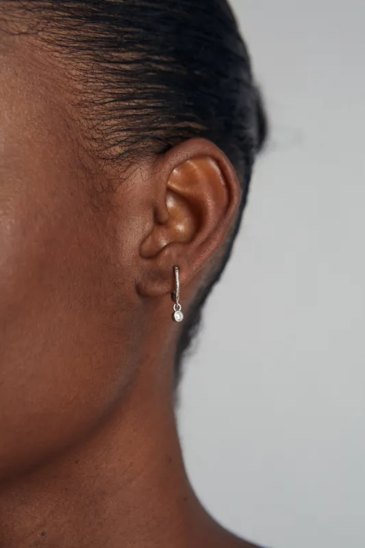 Classic Single Earring Silver sold by Ivalo.com