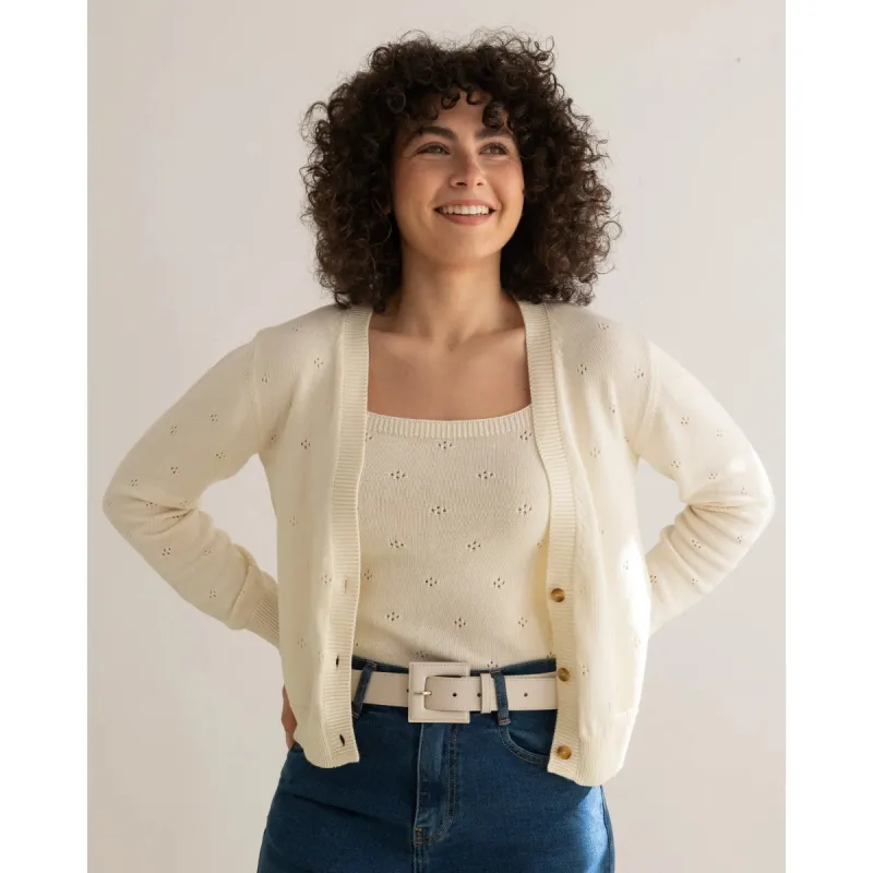 Rebeca Cardigan Beige sold by Ivalo.com