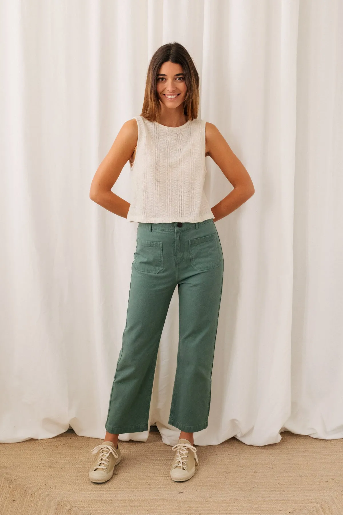 Ingaro Sleeveless Top Ecru White sold by Ivalo.com product image thumbnail 3