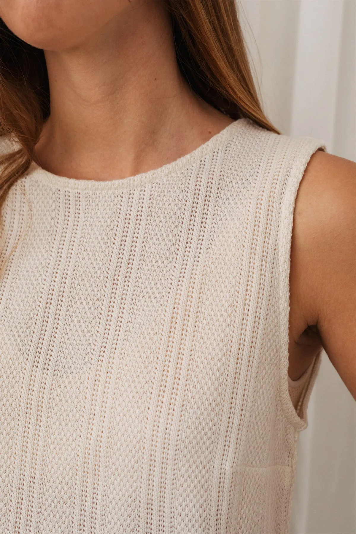 Ingaro Sleeveless Top Ecru White sold by Ivalo.com product image thumbnail 2