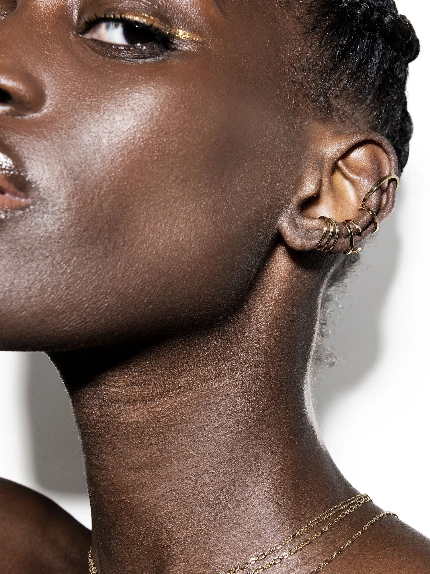 Eustache Double Earcuff Gold sold by Ivalo.com product image thumbnail 3