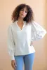 Orchidée Blouse White sold by Ivalo.com