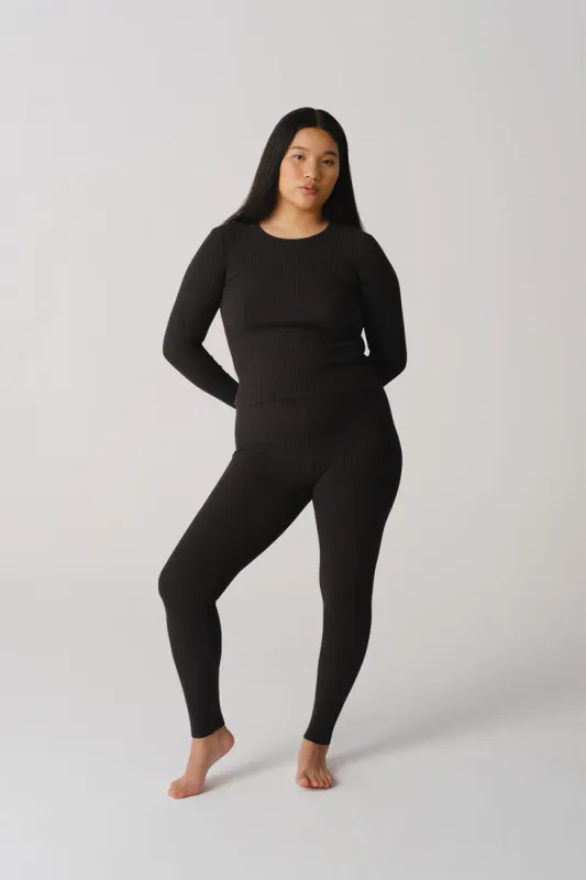 Lunga Leggings Ebano Black sold by Ivalo.com
