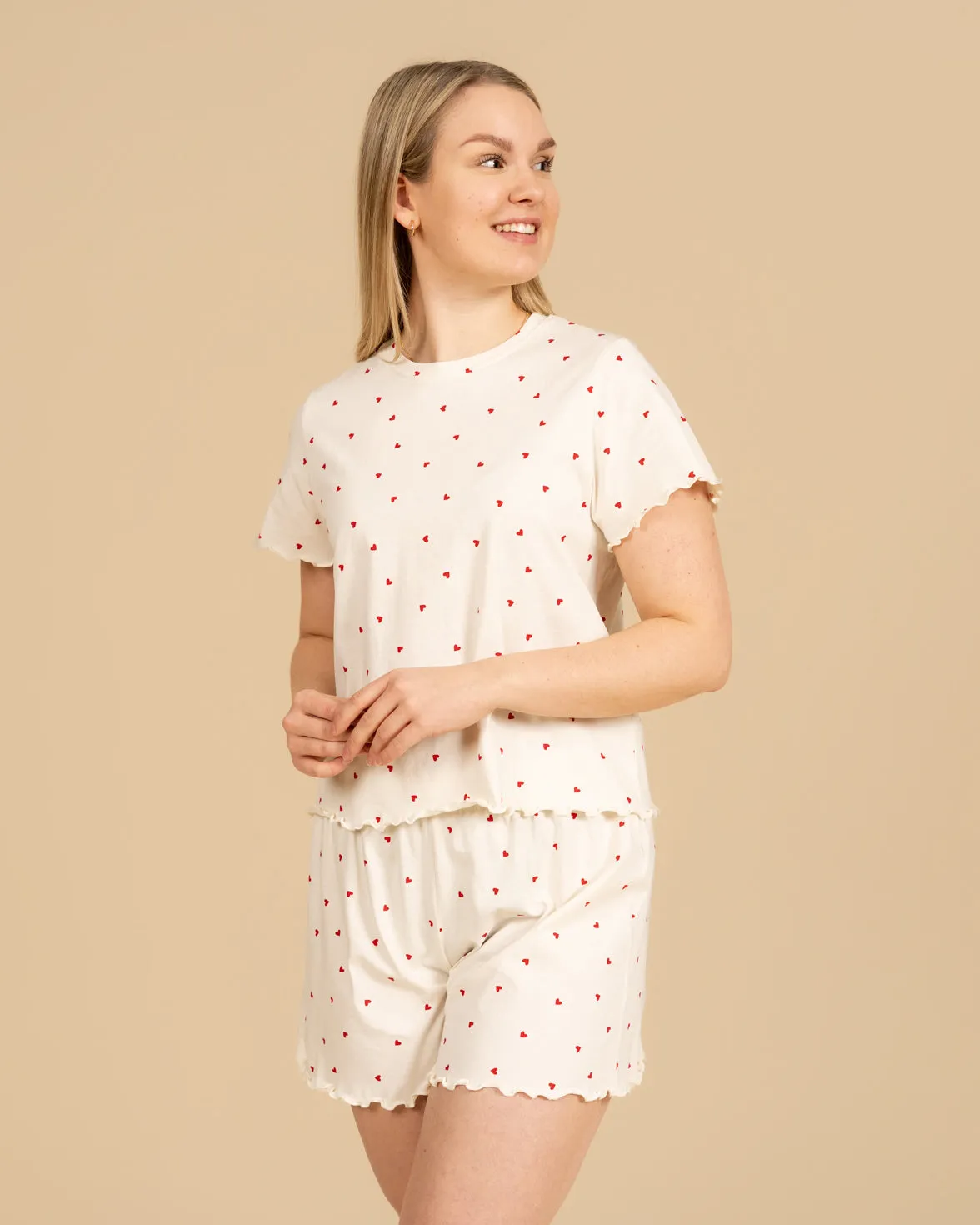 Hearts Sleepwear Set White sold by Ivalo.com