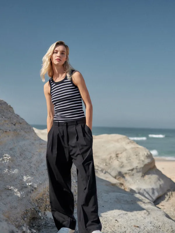Marlene Wool Trousers Black sold by Ivalo.com