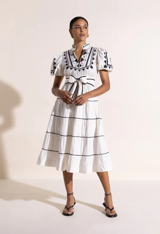 Amalie Midi Dress Vanilla White sold by Ivalo.com