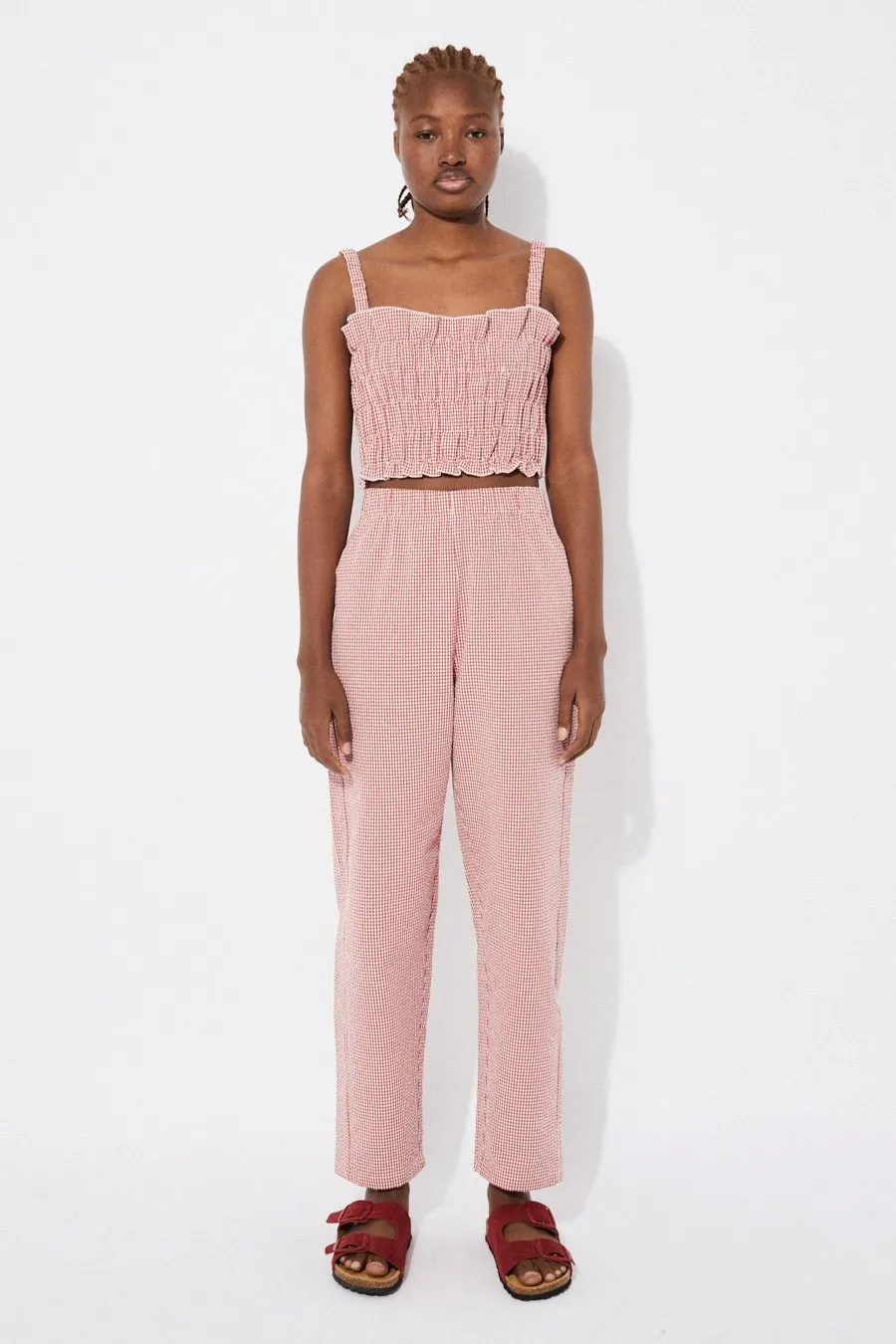 Bang Checkered Pants Rose sold by Ivalo.com