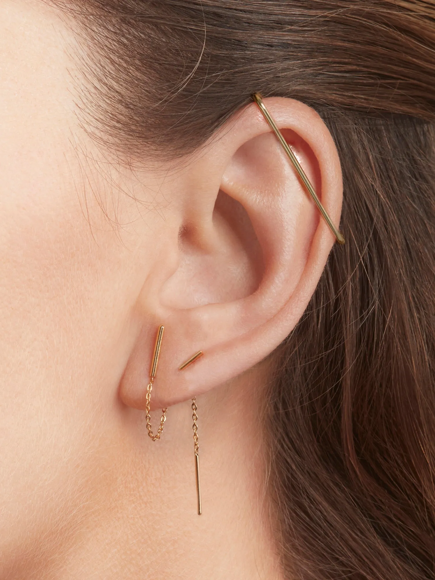 Marius Earrings Gold sold by Ivalo.com product image thumbnail 3