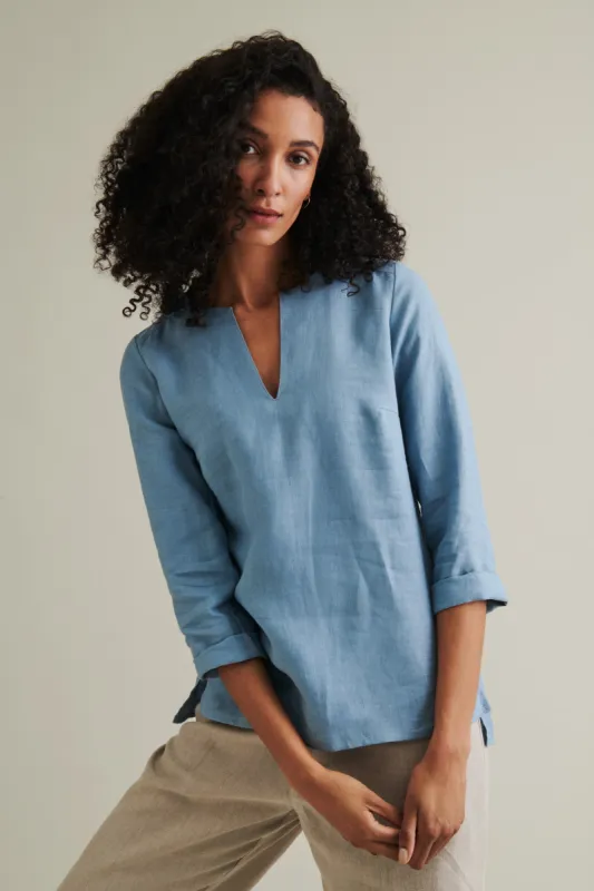 Rumar Linen Shirt Light Blue sold by Ivalo.com