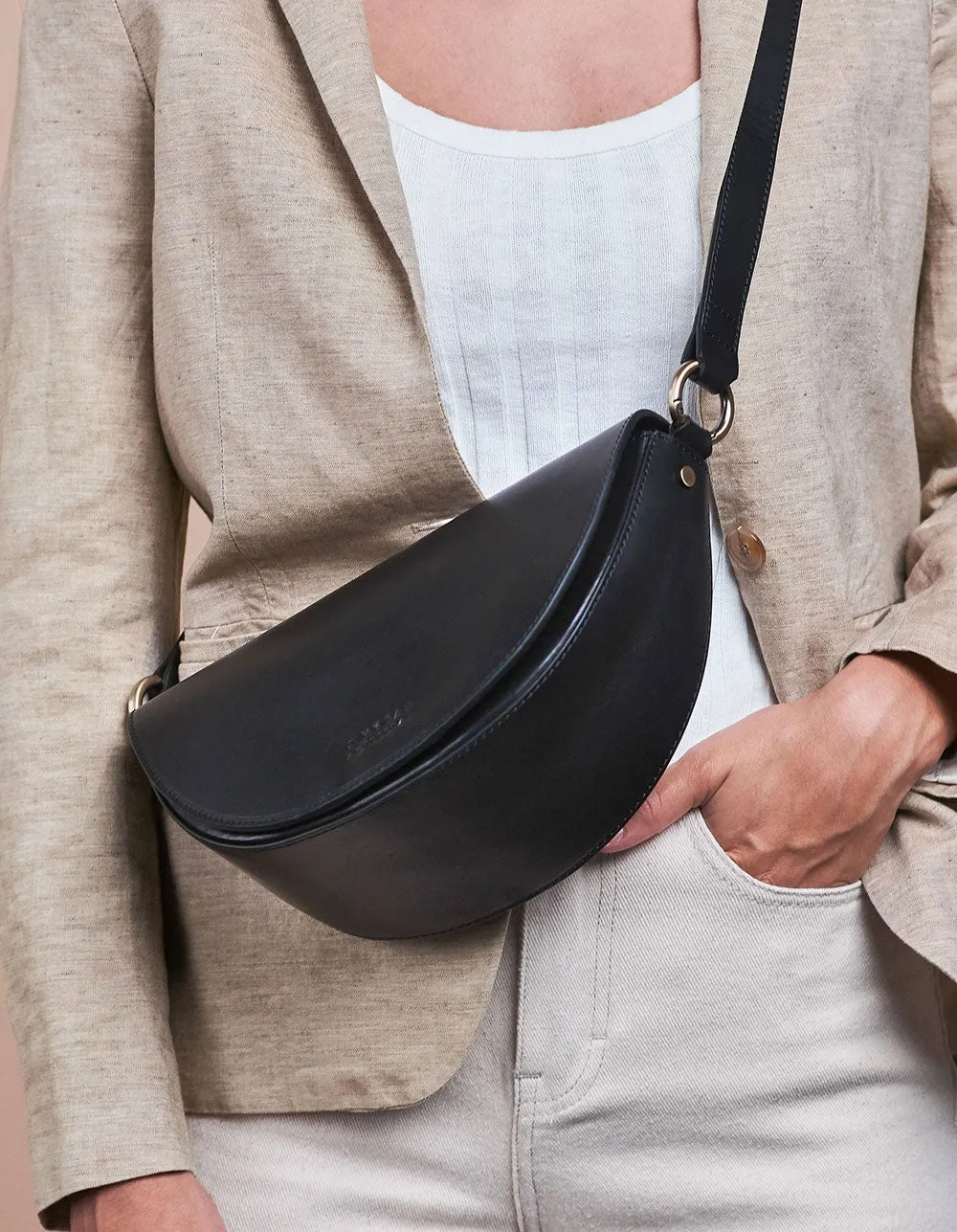 Laura Bag Checkered & Classic Leather Black sold by Ivalo.com product image thumbnail 2