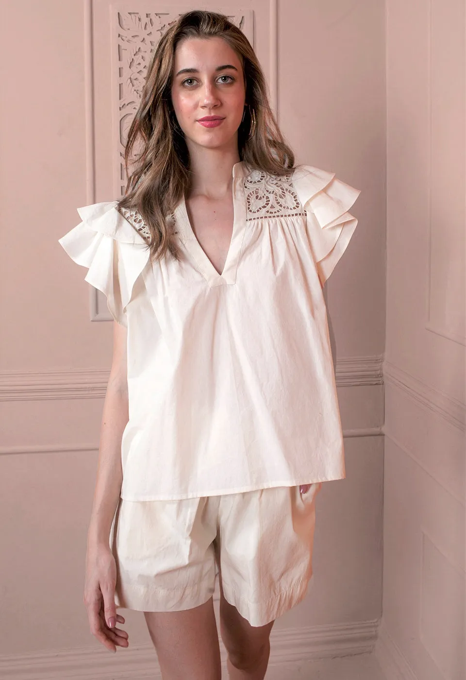 Ananda Blouse White sold by Ivalo.com