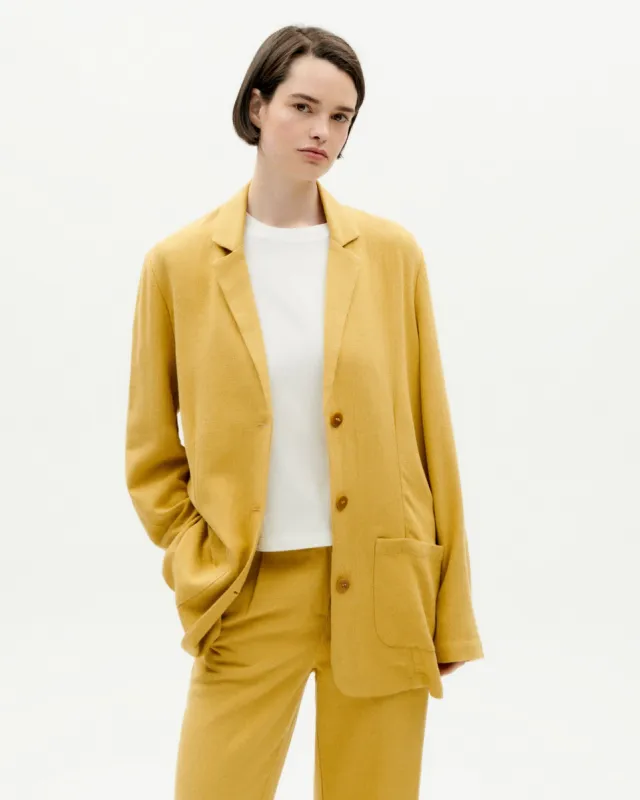 Bruna Blazer Yellow made by Thinking Mu