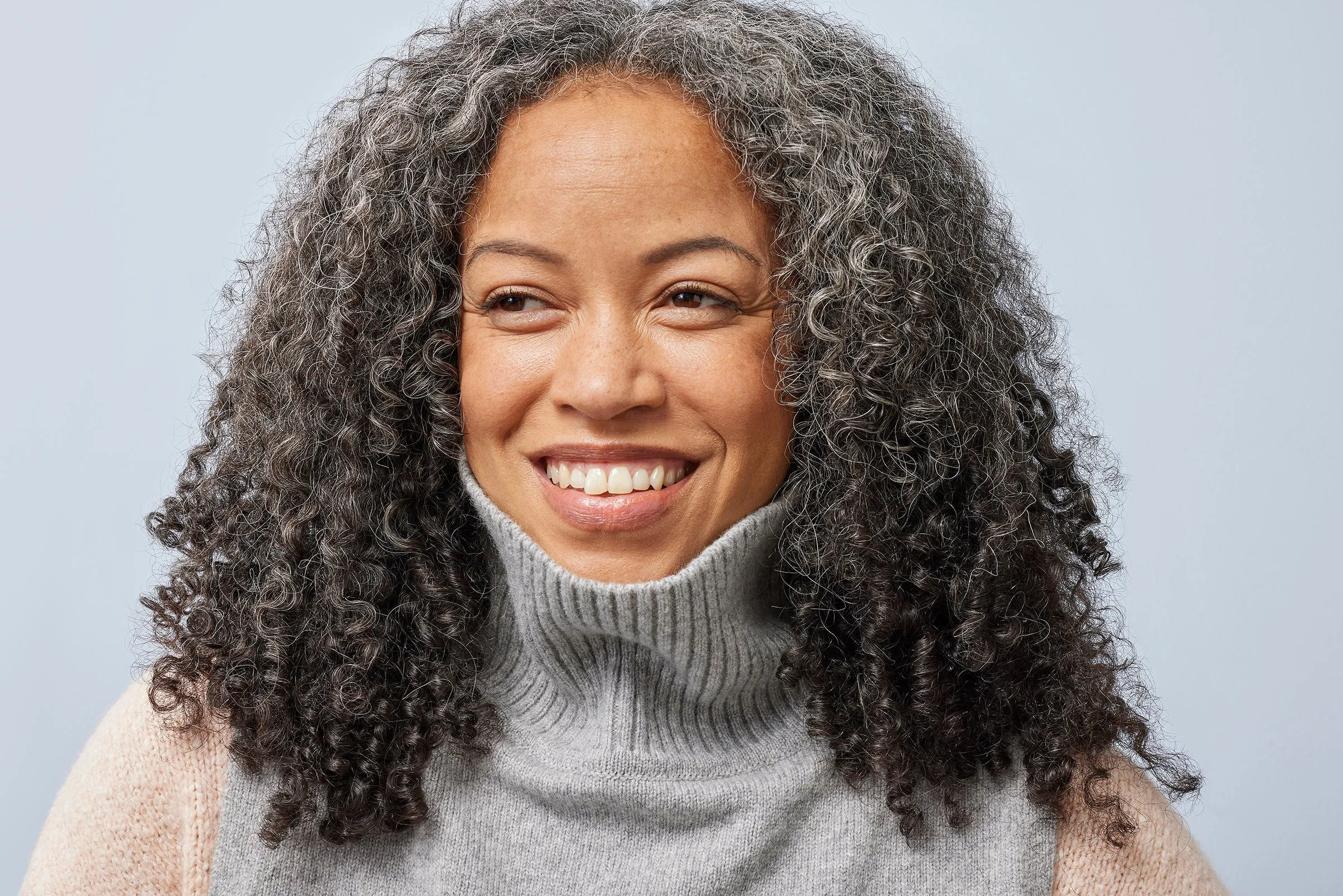 Turtle Neck Warmer Melange Grey sold by Ivalo.com product image thumbnail 2