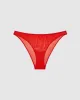 Mesh Bikini Briefs Fiery Red sold by Ivalo.com