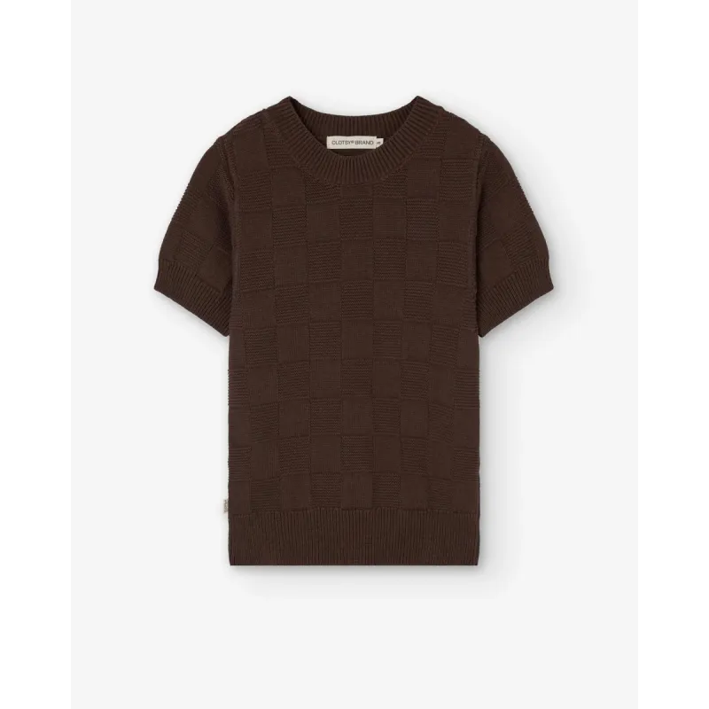 Pool Knitted T-Shirt Brown sold by Ivalo.com