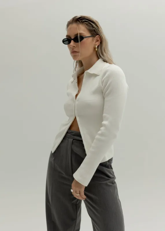 Amelia Cardigan Ivory sold by Ivalo.com