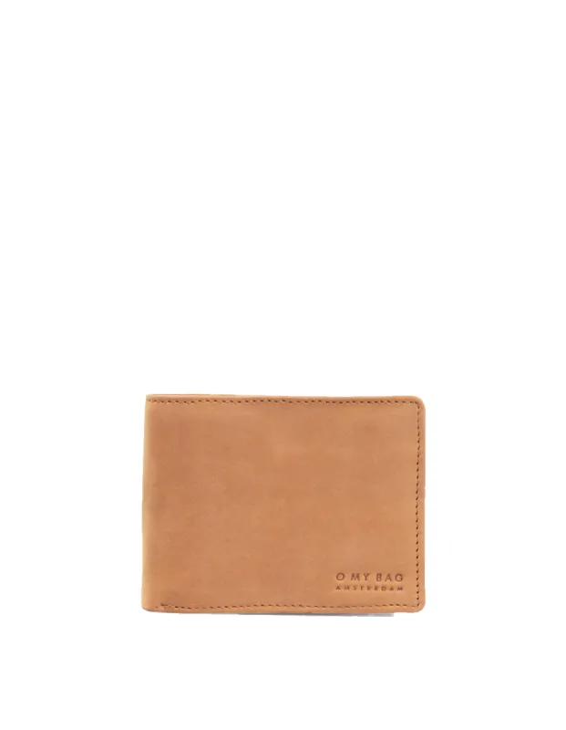 Tobi's Wallet Hunter Leather Camel Brown sold by Ivalo.com