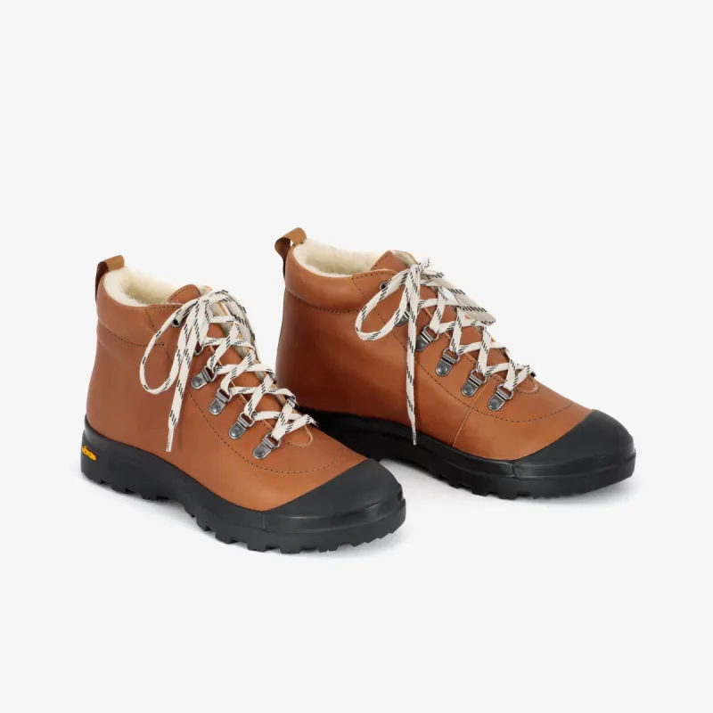 Catskill Vibram Boot Cognac Merino sold by Ivalo.com